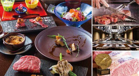 Teppanyaki of aged Kobe beef Premium Pound Sanjo Kiyamachi